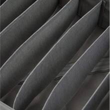 1 Caja de almacenamiento de cajón gris para guardar calcetines, ropa interior y productos para bebés, organizador de estilo simple, herramientas de organización, organizador de calcetines para el armario, organizador de ropa interior, organizador de calcetines y ropa interior, organizador de almacenamiento de ropa interior, organizador de ropa interior para el armario, organizador de sujetador y bragas para el cajón