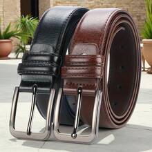 男士休闲复古皮带，带针扣，适合搭配牛仔裤，父亲节和情人节礼物