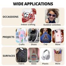 Local Delivery--30000Pcs Resin Jelly Rhinestones For Crafting Bedazzling, Multicolor 3mm Flatback Gems For Crafts Clothing Clothes Tumblers Shoes Nails, Flat Back Mixed Color Bulk Bedazzler Kit Jewels With B7000 Glue - Multicolored 4mm - View 6