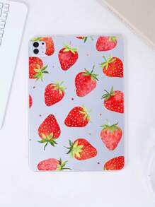 1pc Lightweight & Soft TPU Transparent Strawberry Pattern Tablet Case, Personalized, Compatible With IPad 10th Generation, IPad 9.7/10.2/10.5/10.9/11", IPad Air 11" (M2) - 2024, IPad Pro 11" (M4) - 2024