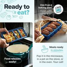 Silicone Freezer Tray With Lids, Perfect For Storing Broth, Leftovers, Rice, Sauce And More, Silicone Soup Freezer Molds For Meal Prepping - Blueberry - Quả việt quất - Xem 5