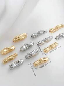 5pcs. Irregular Long Spacer Beads.Suitable For Necklaces, Bracelets, Beads, Key Rings Jewellery Making.DIY Accessories, Glamour Jewellery Accessories.Wedding Jewellery Accessories.Key Chains, Amulets, Decorative Pieces. Jewelry Making Supplies. Bracelets, Ornaments, Handicrafts And Daily Gifts. Handmade Accessory Beads.Back-To-School Season