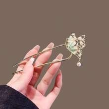 Hair Pins - 綠色 - 查看 4