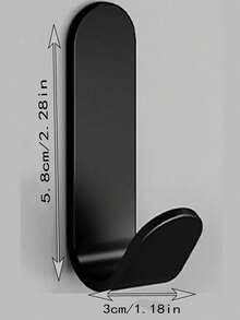 1/3/6pcs Self-Adhesive Hook, Coat Hanger, Wall Hanging Hook, No Drill Hooks For Hanging Bags, Towels, Loofahs, Keys, Hats, Kitchen, Bathroom