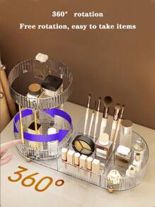 360 Degree Rotating Makeup And Brush Organizer Storage Box, Suitable Desk-Top Perfume And Skincare Display Rack, Rotating Pen Holder, Makeup Brush, Lipstick And Powder Puff Organizer Bag, Bags, Makeup Bag, Vanity, Travel, Make Up Bag, Storage, Makeup Organizer, Makeup Bags, Toiletry Bag, Desk Organiser, Cosmetic Bag, Makeup Pouch, Make Up Organizer, Vanity Accessories, Make Up Pouch, Make Up Bags, Jewellery Box, Pouch, Makeup Brush Holder, Brush Holder, Perfume Organiser, Pouch Bag