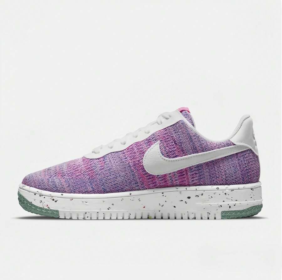 Nike Tenis deportivos y casuales de mujer AF1 CRATER FLYKNIT - Morado - Ver 1