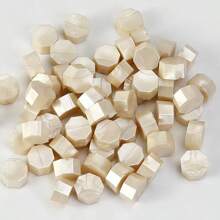 100pcs Colored Wax Beads, Cheap Pearlescent Bulk Nontoxic Vintage Seal Wax Beads Set,Back To School,School Supplies