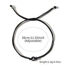 Fashionable 26 Alphabet Beaded Adjustable Handmade Bracelet - 26 Letter Bracelet - View 3