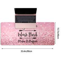 精准表面，激励型加长游戏鼠标垫 - 防滑，仿皮桌面垫，适用于学生和办公室，学习用品，返校季桌面配件，办公用品，办公桌配件，鼠标垫，桌面鼠标垫 - 彩色 - 查看 10