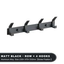Other Hooks & Rails - Row 3 White Hooks - View 5