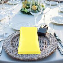 New-2025  12 Piec Satin Napkins Soft Dinner Napkins Multicolor Square Weddings Table Napkins 17 X 17 Inch For Rtaurant Weddings Party Dinner Dration (Pastel Rainbow) - Pastel Rainbow 17 x 17 inch - View 7