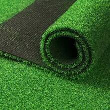 Realistic Artificial Grass Mat, Indoor Or Outdoor Synthetic Fake Lawn Carpet, Wedding/Patio Decor Plastic Grass Rug - Green - View 1