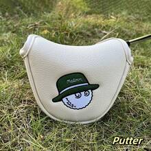 米色渔夫高尔夫球杆保护套、高尔夫配件和由防水材料制成的保护套为您的高尔夫球杆提供最佳保护。