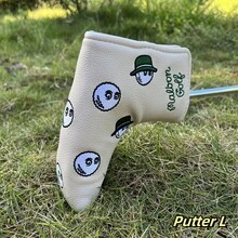 米色渔夫高尔夫球杆保护套、高尔夫配件和由防水材料制成的保护套为您的高尔夫球杆提供最佳保护。