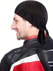 1 件户外运动速干头带/头巾，防紫外线，吸汗，透气，纯色海盗头巾 - 彩色 - 查看 5