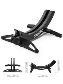 TOSUOD TOSUOD Regulowany stojak na rowery - Czarny uchwyt do parkowania rowerów szosowych i górskich z bezpieczną podstawą podłogową, ergonomiczny design ułatwiający przechowywanie i eksponowanie, akcesoria do parkowania rowerów | Nowoczesny stojak na rowery | Wytrzymały polipropylen