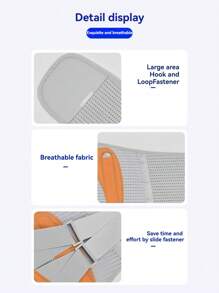 Invisible Waist Support Belt, Ultra-Light & Breathable With Cooling Fabric And Flexible Fly-Knit Design Gym Accessories
