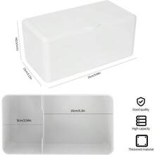 XHWWQPad And Tampon Organizer For BathroomSanitary Napkin Holder Pad And Tampon Organizer For Period Sanitary Napkin Storage Container White3i2o