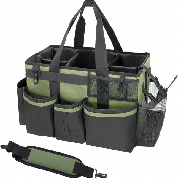 Wearable Cleaning Storage Box With Handle And Shoulder Strap, Suitable For Under Sink Storage And Car Cleaning, Cleaning Storage Box, Car Tool Storage Bag, Cleaning Cleaning Storage Handbag