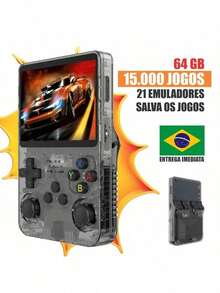R36S Portable Console +15,000 Games Video Game 64g 3.5-Inch IPS Screen
