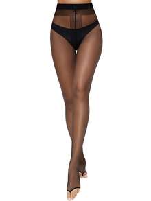 1/3/6条装女士踩脚裤，透明T字裆紧身裤，适合体重60公斤以下的女性