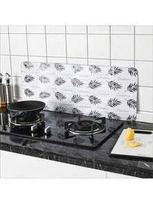 1/2 Leaf Style Oil Baffle, Kitchen Splash Guard, High-Temperature Resistant Stove Splash Guard For Cooking And Frying, Kitchen Supplies, Cooking Tools - Multicolor - View 8