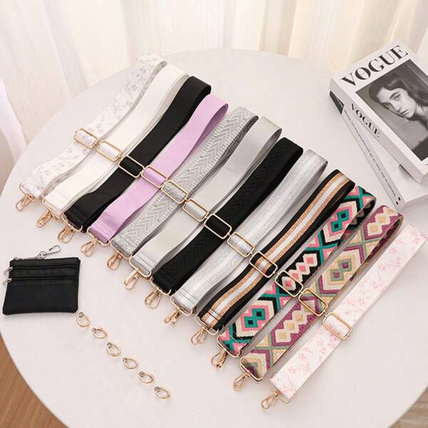 Handbag Accessories - Solid Color Shoulder Strap Adjustable Crossbody Strap For Women Bags Back To School Supplies