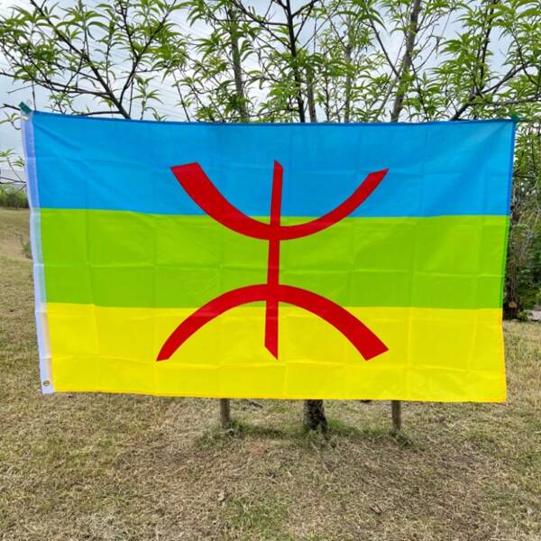 Berber Flag,Morocco Flag High Quality Polyester Hanging 3x5ftS North Africa Banner Amazigh Flag For Home Decoration