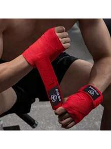 2 Peças de Ataduras Elásticas de MMA para Boxe, Ataduras de Mão de Treinamento de Fibra de Poliéster Universal, Luvas Protetoras Profissionais de Esportes para Homens e Mulheres