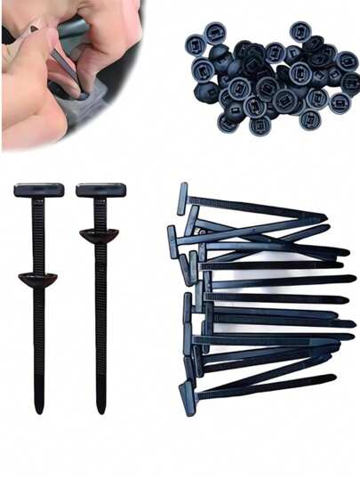 Nylon Universal Kabelbinder Schnalle, Upgrade Mehrzweck Plastik Kabelbinder Werkzeug, Schwere Ausführung selbstverriegelnde Nylon, für Auto Reparatur im Alltag