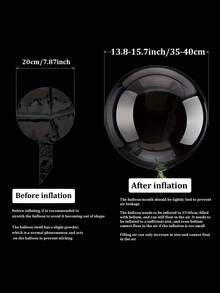 20个(10套)LED气球串灯,透明泡泡球设计,迷人的LED发光泡泡球搭配冷白光灯串,适用于生日、婚礼、周年纪念日、情人节和圣诞节装饰,夏季海滩派对装饰,生日气球,室内派对装饰,暖白光/白光灯串 - 無色 - 查看 7