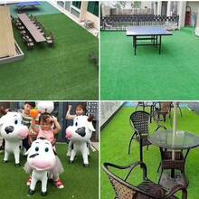Realistic Artificial Grass Mat, Indoor Or Outdoor Synthetic Fake Lawn Carpet, Wedding/Patio Decor Plastic Grass Rug - Green - View 2