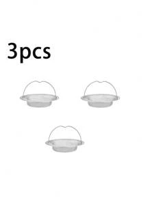 3 pièces Filtre d'évier de cuisine en acier inoxydable, capteur de résidus alimentaires/cheveux, gardez vos baignoires et éviers de drain sans obstruction