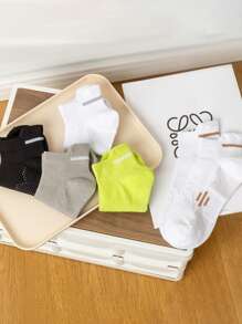 Summer Men's Socks Sweat-Absorbent, Odor-Resistant, Breathable And Thin Short Socks With Low Mesh And Ear-Lifting Sports Socks.