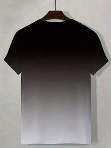 Men T-Shirt Co-Ords - Black - View 5