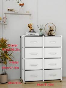 Tragbarer Würfel Aufbewahrungsschrank, multifunktionale Garderobe mit Schubladen, frei stehender Aufbewahrungsschrank für Schlafzimmer, Wohnzimmer, Küche, Heimdekoration, Herbstdekoration, Weihnachtsgeschenk