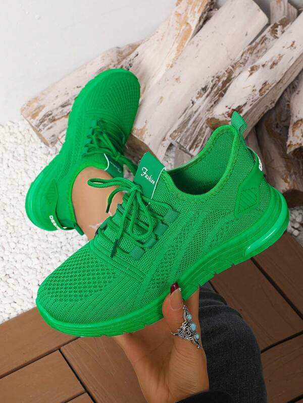 Spring Autumn All Seasons Plus Size Thick-Soled Wedge Heel Women's Sports Shoes, Round Toe Deep Mouth Lace-Up Casual Sneakers,  Breathable Flat Mesh Shoes, Fitness Walking Shoes
