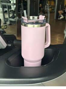 1pc-1200ML/40oz Handle Ice King Insulated Cup 304 Car Cup Insulated Cold Beer Cola Car Water Cup