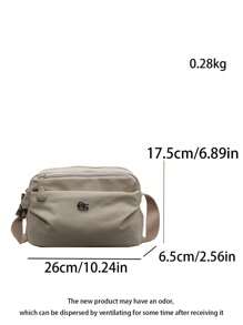 Crossbody Handbags For Women With Multi Pocket Shoulder Bag Nylon Travel Purse