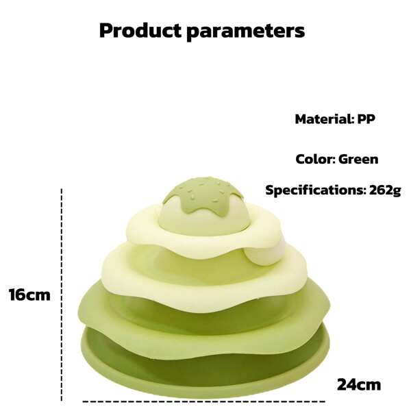 [Pet Toy - A Toy To Prevent Pets From Being Bored] Pet Toy Cat Teasing Companion Toy Cat Toy Self-Entertaining Rotating Ball Cat Amusement Device