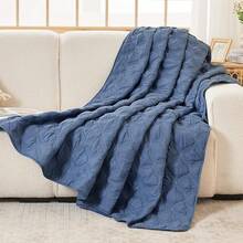 Size Quilt Bedding Set Teal - Full Lightweight Comforter Bedspreads & Coverlets Turquoise - Bedding Cover Bed Decor All Season - 3 Pieces (1 Quilt, 2 Pillowcases) - 12 - 海洋藍 - 查看 8