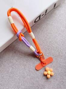 1pc Colorful Knotted Flower Fashion Anti-Lost Detachable Phone Lanyard