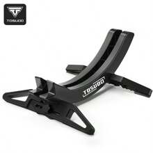 TOSUOD TOSUOD Regulowany stojak na rowery - Czarny uchwyt do parkowania rowerów szosowych i górskich z bezpieczną podstawą podłogową, ergonomiczny design ułatwiający przechowywanie i eksponowanie, akcesoria do parkowania rowerów | Nowoczesny stojak na rowery | Wytrzymały polipropylen