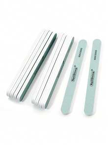 NailShine 20片装指甲抛光块套装，指甲抛光块，适用于天然指甲和亚克力指甲，抛光器，指甲打磨抛光，指甲亮泽锉刀，天然指甲护理工具，600/3000目