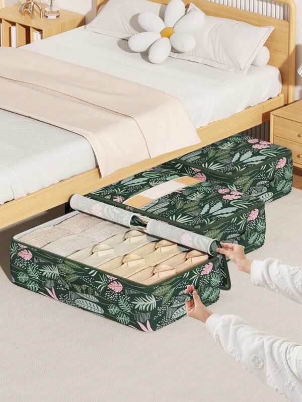 1PC Dorm Storage Bag For School, Maximize Under-Bed And Unused Space, Clothing, Blanket, And Essentials Storage Bag, Easily Solve Storage Issues, Mattress Storage Bag, Clothing Organizer, Junk Storage Bag, Thicker Material, Durable, Water-Resistant, And Dust-Proof