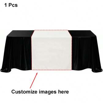 1 pieza Tapete de mesa personalizado, personaliza tu imagen/logo, multicolor 100% poliéster, tapete de mesa personalizado con logotipo, apto para decoración de mesa de comedor, decoración de fiestas, stand de vendedor, ideal para cumpleaños, boda, fiesta, Halloween, Navidad, revelación de género