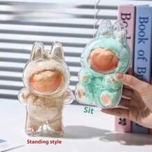 1pc For Labubu; Display Box; Transparent Protective Storage Box; Backpack Hanging Ornament; Labubu Protective Shell Compatible With Labubu