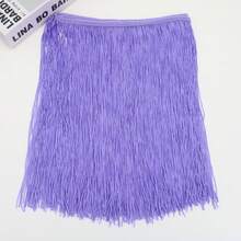 1码流苏花边蕾丝用于缝纫配件30厘米宽装饰流苏拉丁舞服装流苏DIY服装用品艺术工艺品家居花园 - 多色 - 查看 14