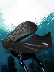 Men's Lightweight Barefoot Water Shoes, Anti-Slip Aqua Shoes For Beach, Stream Hiking, Surfing, Swimming, Boating In Summer