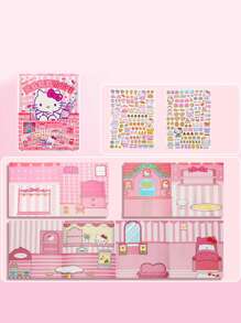Sanrio Sanrio DIY Bubble Sticker Quiet Book With Lovely Kuromi Pattern, Exclusive Toy For Children